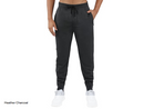 90 DEGREE BY REFLEX 90 DEGREE MEN'S JOGGER PANTS ZIPPER POCKETS - HTR-CHARCOAL - Brand New