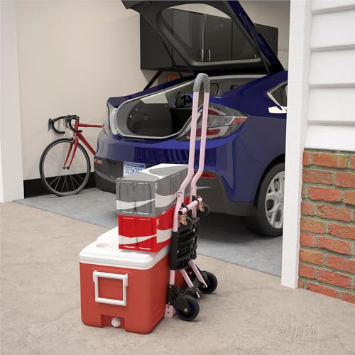 COSCO Shifter Multi-Position Folding Hand Truck and Cart, 300 lb. Weight -PINK - Like New