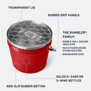 YETI Rambler Beverage Bucket, Double-Wall Vacuum Insulated Bucket - Rescue Red - Brand New