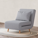 Artdeco Home Tustin Convertible Sleeper Chair 3 in 1 Chair Bed - Moon Light - Like New