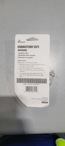 SKILCRAFT CORRECTION TAPE - REFILLABLE APPLICATOR, 12 METERS - WHITE - Brand New