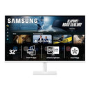 SAMSUNG 32” SMART MONITOR M7 4K UHD DISPLAY M70F LS32FM703UNXZA - WHITE - Like New