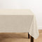 ELRENE HOME FASHIONS MONTEREY TABLECLOTH FLANNEL 60"X102" RECTANGLE - IVORY - Brand New