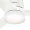 HUNTER FAN 54 IN CONTEMPORARY FRESH WHITE INDOOR CEILING FAN - WHITE - Like New