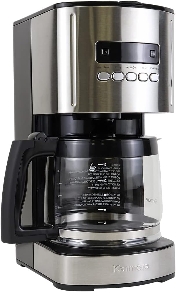 Kenmore Aroma Control Programmable 12-cup Coffee Maker 0840704 - Stainless Steel - Like New