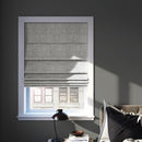 Sun Zero Seraphina Textured Total Blackout Cordless Roman Shade 35"x64" - Gray - Brand New