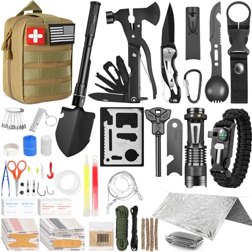 FARTSY Survival Kits 149Pcs Survival Gear First Aid Kit IFAK - Scratch & Dent