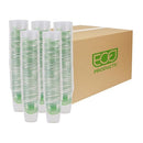 ECO PRODUCTS GREENSTRIPE CLEAR COMPOSTABLE 9OZ PLA PLASTIC 9OZ 1000 CASE - CLEAR - Brand New
