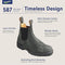 BLUNDSTONE CHILDREN'S BOOTS BLUNDSTONE CHEALSEA - SIZE MEN 2 - RUSTIC BLACK - Like New