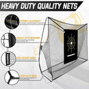 Mangostar Golf Net, 10x7ft Heavy Duty Golf Practice Net for Backyard - Like New