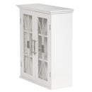 TEAMSON HOME DELANEY 20.5" X 24" 2-DOOR REMOVABLE WALL CABINET A7C930 - WHITE - Like New