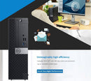 DELL OPTIPLEX 7070 SFF DESKTOP I5-9500 3GHZ 16GB RAM 512GB SSD WIN-11 - BLACK - Like New