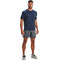 1328190 Under Armour Mens Tech 2.0 V-Neck Short-Sleeve T-Shirt Academy Blue - Brand New