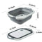 SJCCKJ COLLAPSIBLE WASHING UP BOWL, INNOVATIONS MULTI FUNCTION BOWL - GRAY - Like New