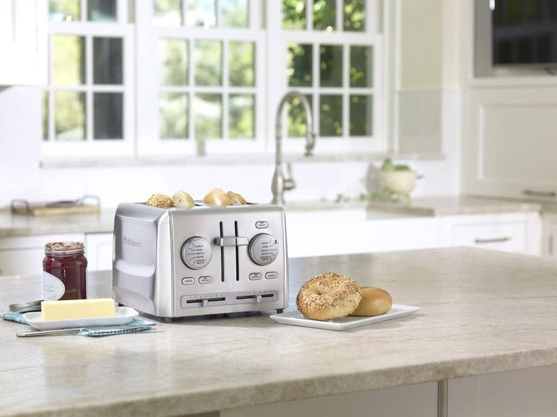 Cuisinart CPT-640P1 4-Slice Custom Select Toaster - Stainless Steel Silver - Like New