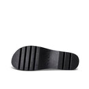 CJ3662 REEF WOMEN'S CUSHION VISTA HIGHER SLIDE SIZE 9 BLACK - Like New