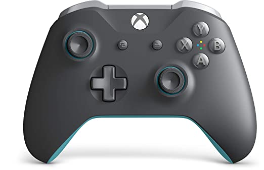 Microsoft Xbox One Wireless Controller WL3-00105 - Gray/Blue Like New