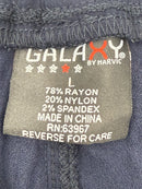 GALAXY BY HARVIC MEN’S STRETCH PULL-ON CARGO SHORTS SIZE: MEN L - NAVY - Brand New