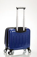 ROCKLAND REVOLUTION HARDSIDE ROLLING COMPUTER CASE CARRY-ON 17" - BLUE - Brand New