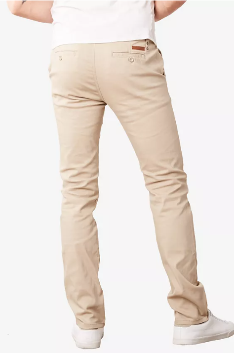 GALAXY BY HARVIC CHINO SLIM FIT EVERYDAY PANTS MEN'S - SIZE: MEN 40X32 - KHAKI - Brand New