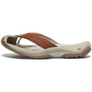 KEEN WAIMEA LEATHER FLIP-FLOPS - WOMEN SIZE 9 - SORREL HORSE/PLAZA TAUPE - Brand New
