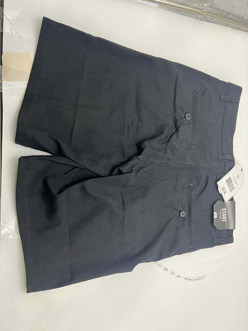 START FLEX COMFORT FOUR WAY STRETCH FABRIC SHORT - SIZE: MEN 30 - BLACK - Brand New