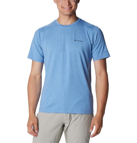 2074581479 Columbia Men's Tech Trail Crew Neck Skyler Heather S - Brand New