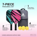 JOOLA PICKLEBALL PADDLES SET OF 2 REINFORCED FIBERGLASS SURFACE - TEAL/PINK - Like New