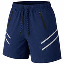 JUMP START PERFORMANCE TRAINING SHORTS WITH ZIPPER POCKETS SIZE: MEN 2XL - NAVY - Brand New