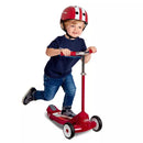 RADIO FLYER GROW WITH ME BEGINNER KIDS' KICK SCOOTER, 3 WHEELS - RED - Like New