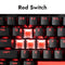 LEMOKEY X3 WIRED MECHANICAL GAMING KEYBOARD 100% LAYOUT RED SWITCH - BLACK Like New