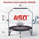 TOZOTT 40" REBOUNDER FOR ADULTS,MINI REBOUNDER FOLDABLE FITNESS REBOUNDER - Like New