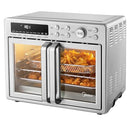 MIDEA FLEXIFY FRENCH DOOR TOASTER OVEN AIR FRYER COMBO 26.4 QT - STAINLESS STEEL - Like New