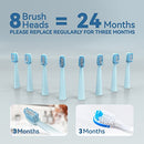 7AM2M SONIC ELECTRIC TOOTHBRUSH ADULTS KIDS - BLUE - Like New
