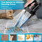 Blestan Handheld Vacuum Cordless Car Vacuum LED Light 9000PA Hand Vacuum Black - Like New
