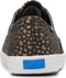 KEDS WOMEN'S CHAMPION CANVAS LACE UP SNEAKER - SIZE 7.5 - BLACK/BRONZE - Like New