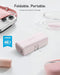 ANKER NANO PORTABLE CHARGER WITH BUILT-IN LIGHTNING 5,000MAH 12W A1645 - PINK - Like New