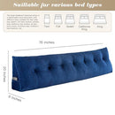 Activance Large Triangular Headboard Wedge Bed Rest Reading Pillow Backrest - Brand New
