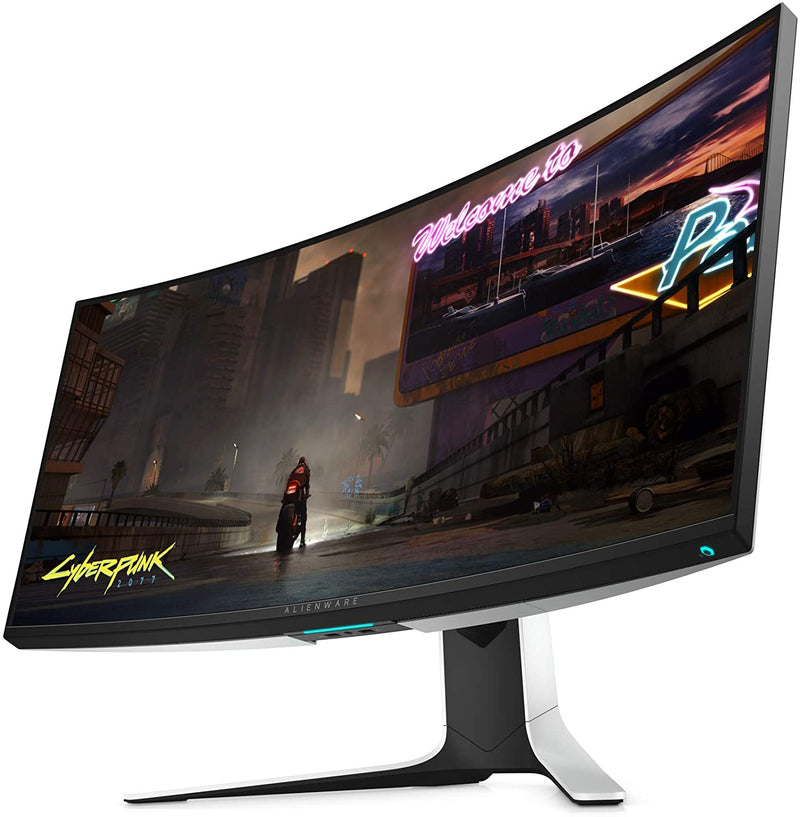DELL Alienware 34" 3440 X 1440 Curved GAMING Monitor Lunar Light AW3420DW Like New