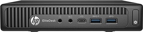 HP EliteDesk 800 G2 Desktop Mini PC i5-6500T 2.5GHz 8GB 256GB SSD - Black - Like New
