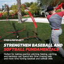 POWERNET BASEBALL SOFTBALL PRACTICE NET 7X7 BASEBALL ACCESSORIES 1001-7X7-RED - Like New