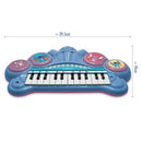 LEXIBOOK STITCH ELECTRONIC KEYBOARD WITH SEAT AND MICROPHONE CABLE, BLUE - BLUE - Like New