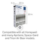 Honeywell Home MicroDefense AC Furnace Air Filter 20x20x4 MERV 12, 1 pk - White - Brand New