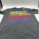 ETSY BEING THE SAME AGE AS OLD PEOPLE FUNNY VINTAGE T-SHIRT - L - DARK GRAY - Like New