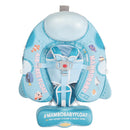 MAMBOBABYFLOAT MAMBOBABY BABY POOL FLOAT WITH 3D CANOPY- BLUE/YELLOW - Like New