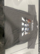 PORT&COMPANY 100% THE KNIGHTS T-SHIRT - SIZE: MEN XL - ASPHALT - SIZE: MEN XL - Like New