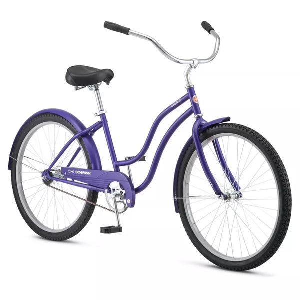SCHWINN LEGACY WOMEN'S 26" CRUISER BIKE - PURPLE - Like New