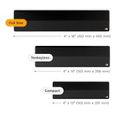 GLORIOUS GAMING WOODEN KEYBOARD WRIST REST - WHITE ASH WOOD/ONYX BLACK - Like New