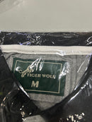 TIGER WOLF SIZE MEDIUM GRAY POLO SHIRT - SIZE: MEN M - GRAY - Brand New