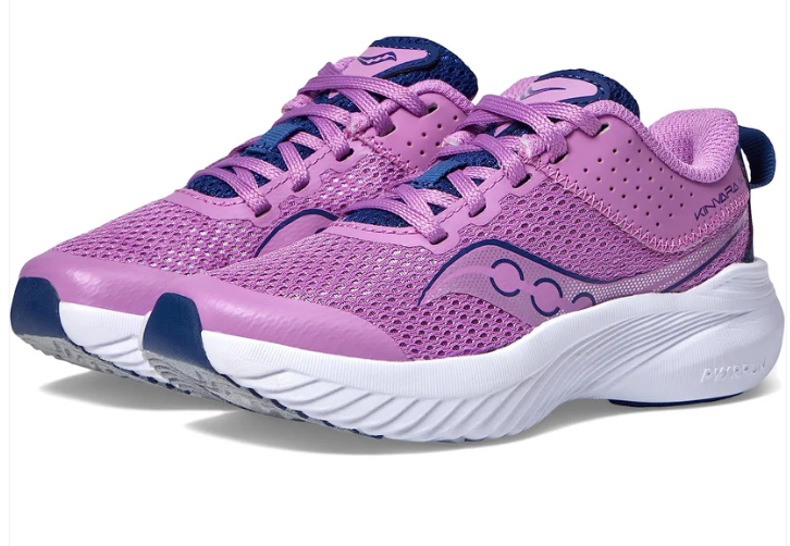 SAUCONY KINVARA 14 SNEAKER - SIZE: WOMEN 7.5 (AU/UK W5.5) - GRAPE/INDIGO - Like New